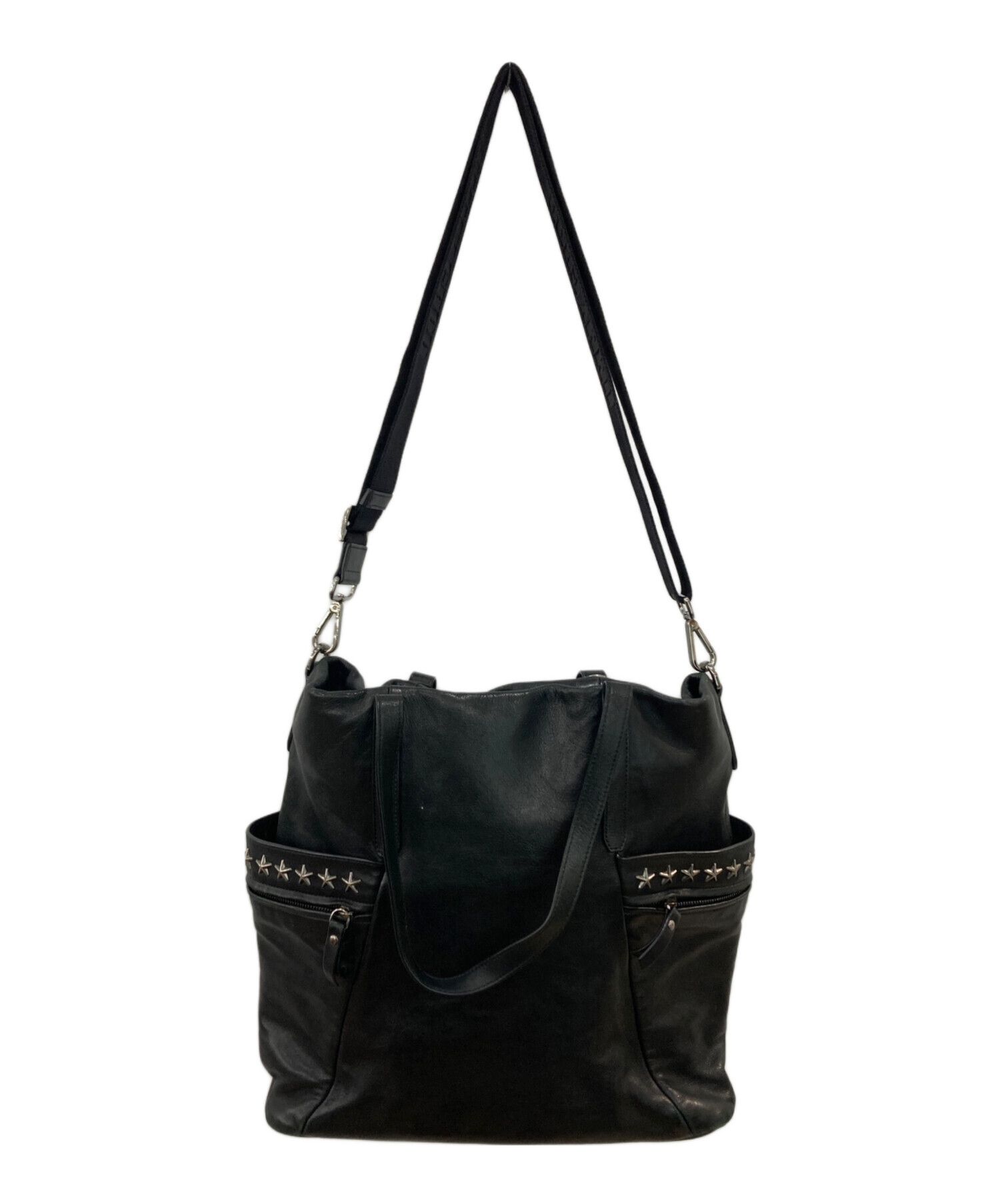 中古・古着通販】JIMMY CHOO (ジミーチュウ) BALFOURレザーバッグ 