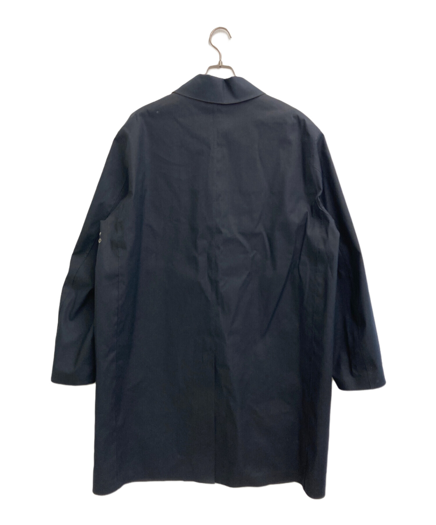 MACKINTOSH/ゴム引きステンカラーコート/38/ネイビー 中古・古着通販】MACKINTOSH (マッキントッシュ) ゴム引きステンカラー