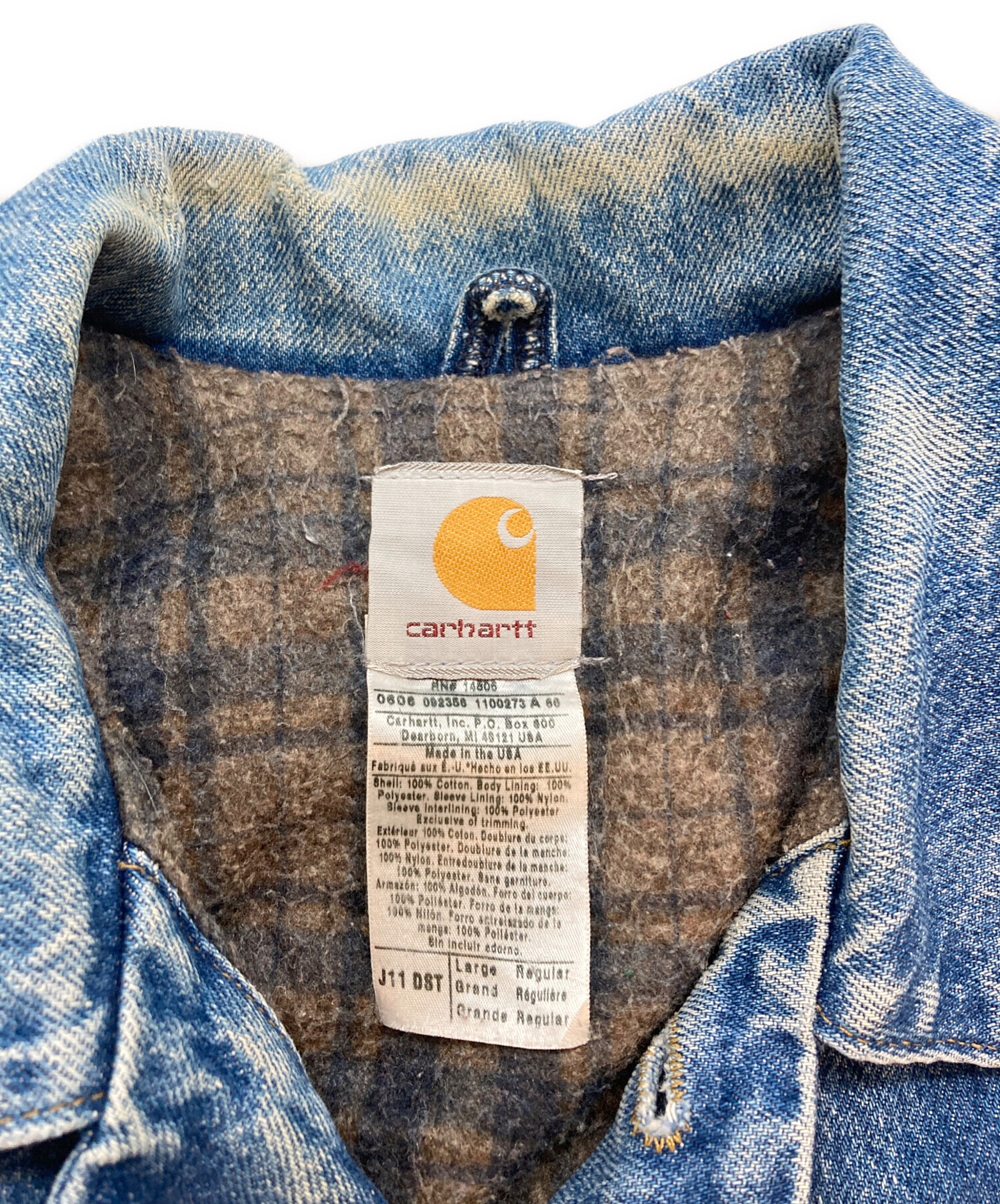 中古・古着通販】CarHartt (カーハート) 裏地ブランケットデニム