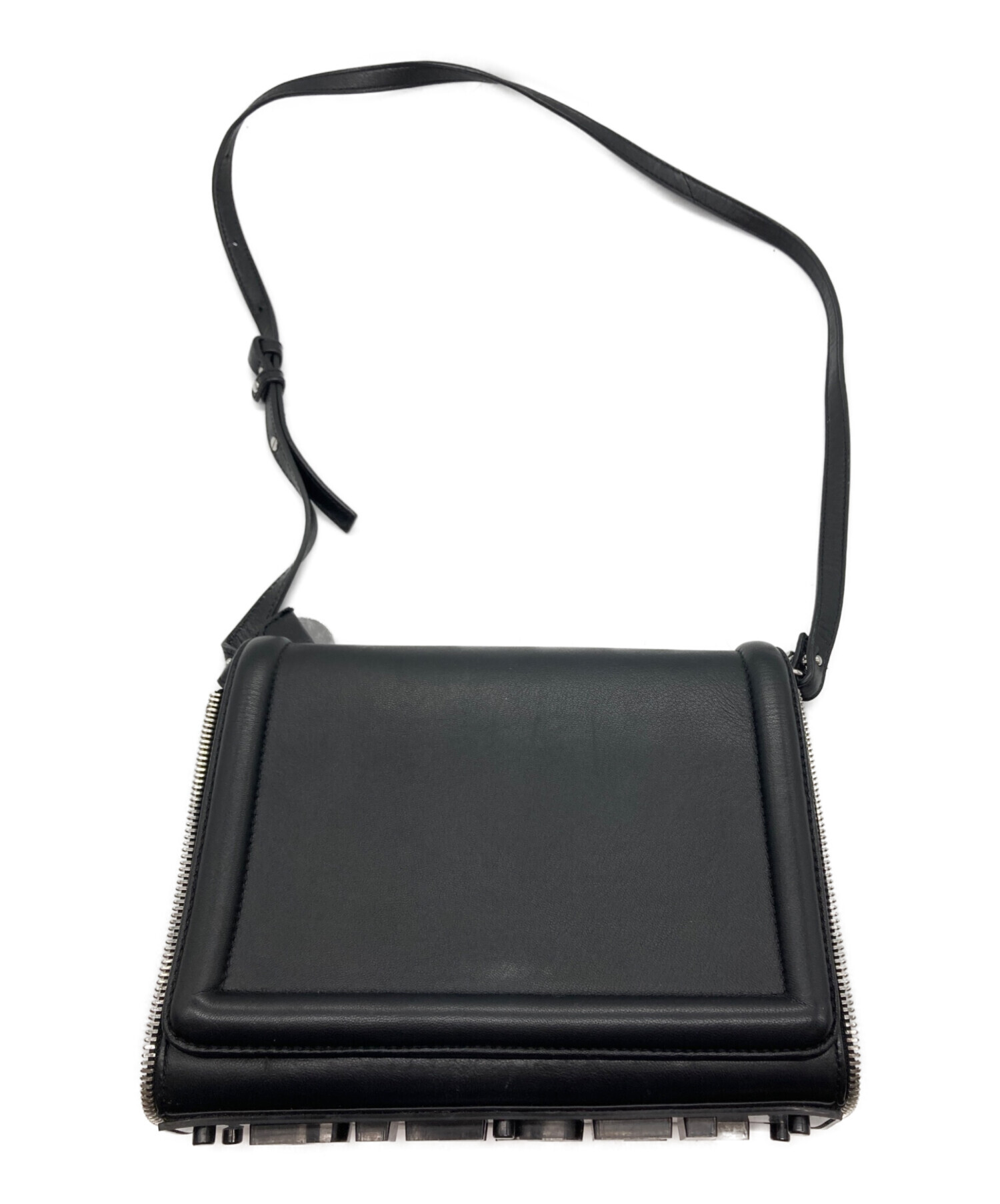 【美品】ディーゼル　ファラー　ショルダーバッグ　ビックロゴ　ブラック　2層 中古・古着通販】DIESEL (ディーゼル) BIGロゴ スモール ショルダー