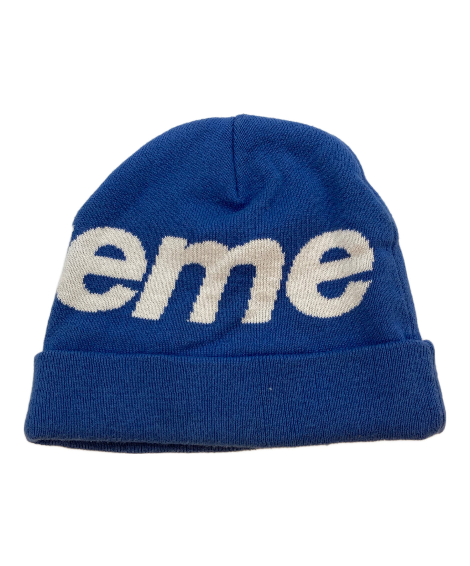 中古・古着通販】Supreme (シュプリーム) 24AW big logo beanie ブルー