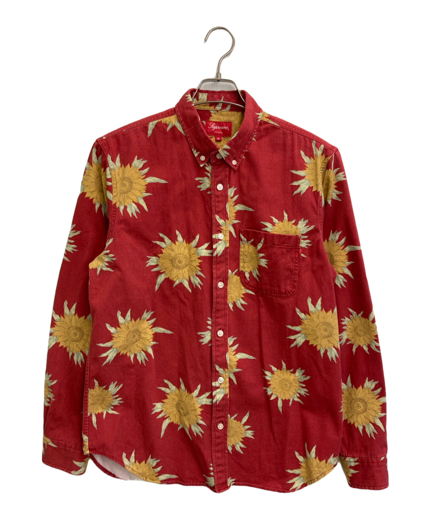 新品未使用　Supreme Sunflower Shirt 中古・古着通販】SUPREME (シュプリーム) 15SS Sunflower Shirt レッド