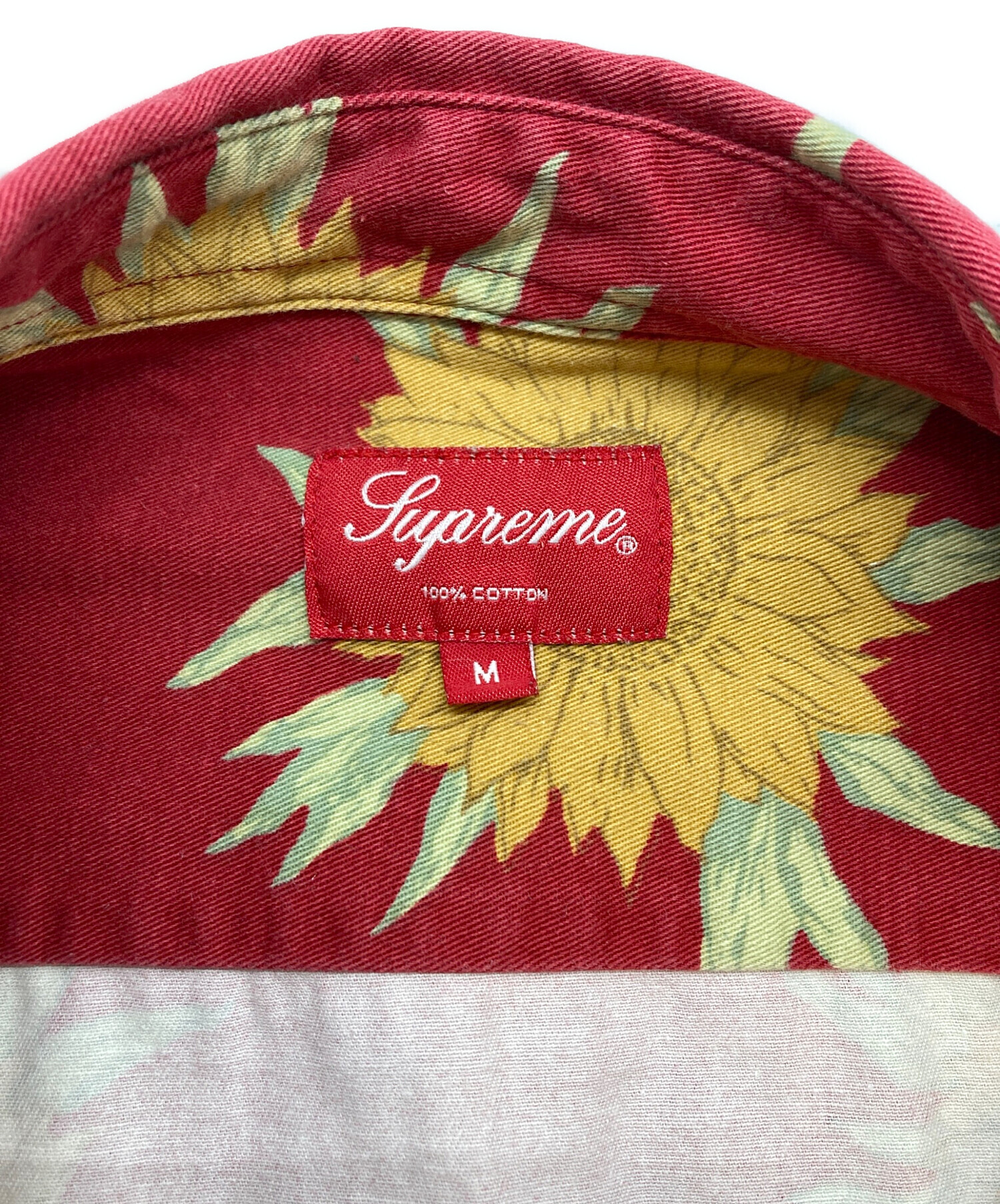 中古・古着通販】SUPREME (シュプリーム) 15SS Sunflower Shirt レッド