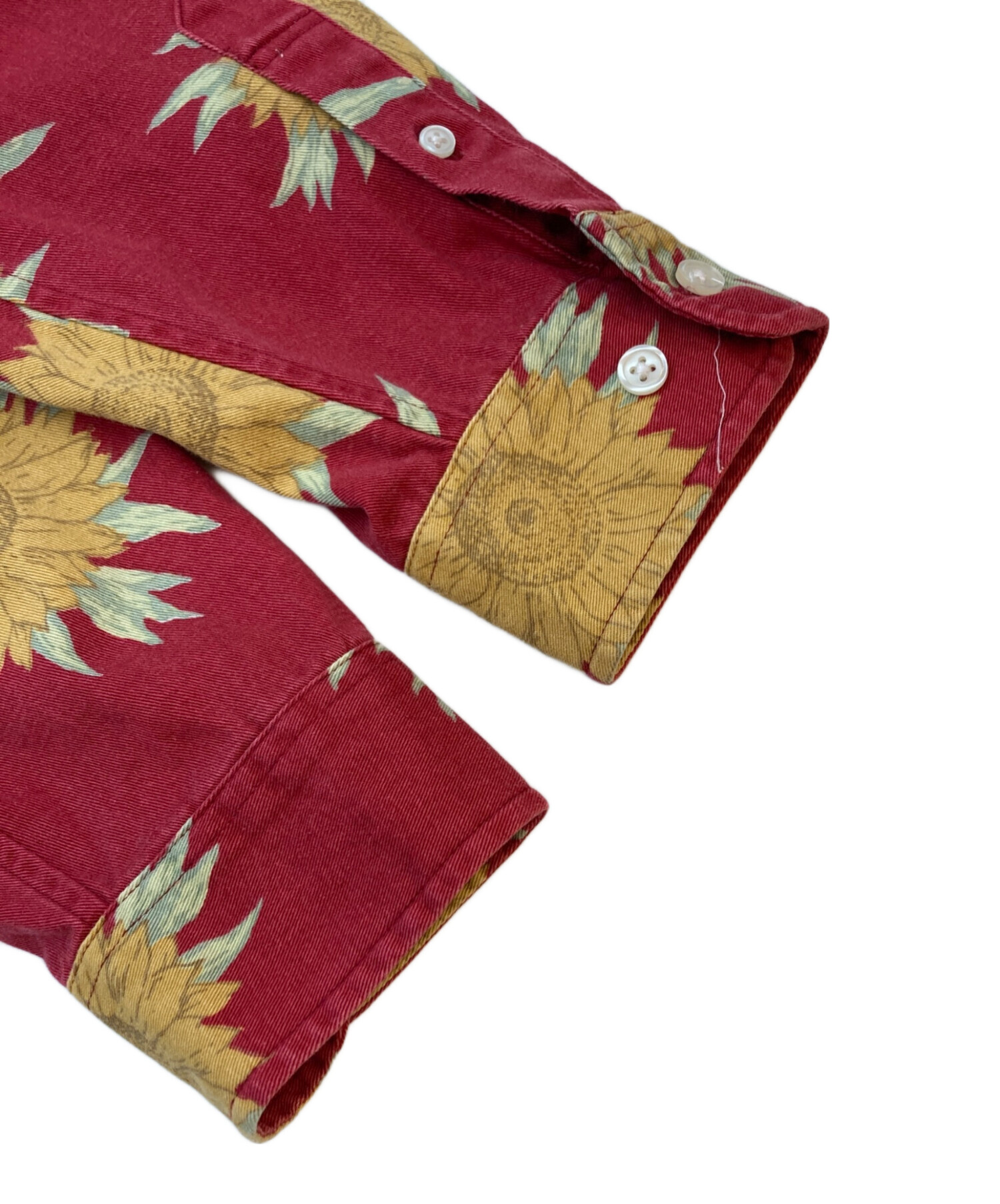 中古・古着通販】SUPREME (シュプリーム) 15SS Sunflower Shirt レッド