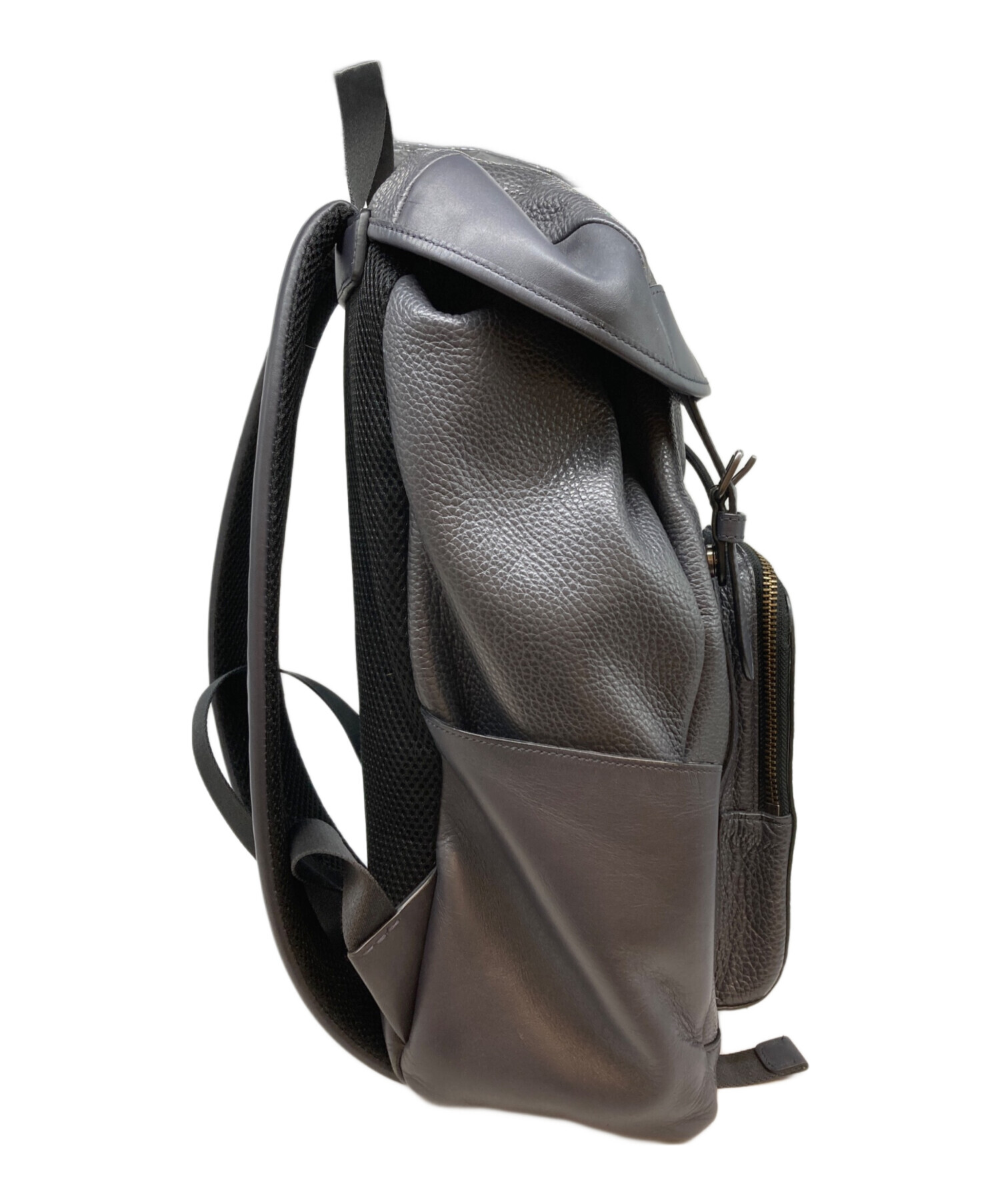 中古・古着通販】COACH (コーチ) ヘンリーナッパレザー ネイビー
