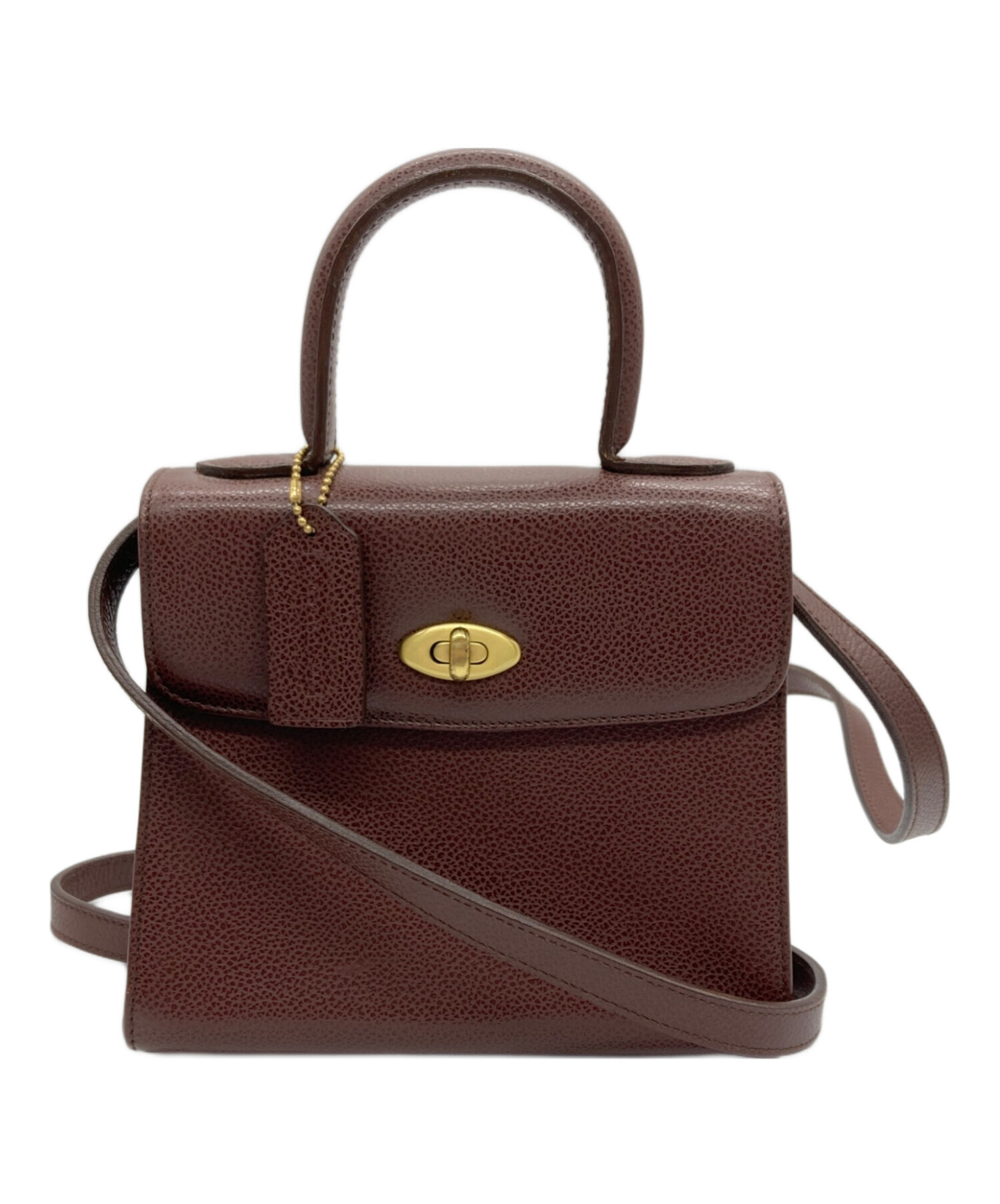 【未使用】coach☆ビジネスバッグ 2way ダークブラウンレザー COACH - コーチ／COACH バッグ ブリーフケース ビジネスバッグ 鞄