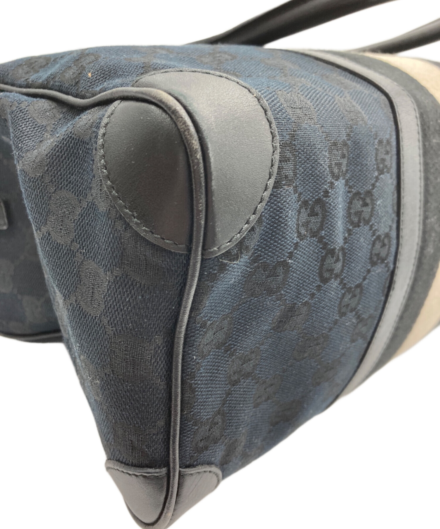 中古・古着通販】GUCCI (グッチ) GGキャンバス ボストンバッグ