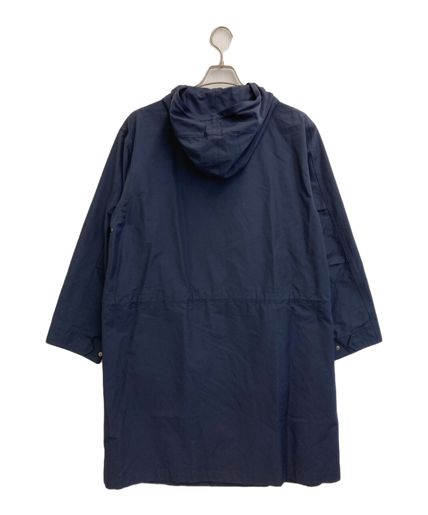 ブルックスブラザーズ ロングフーデッドコート ネイビー Sサイズ 中古・古着通販】BROOKS BROTHERS (ブルックスブラザーズ) コットン