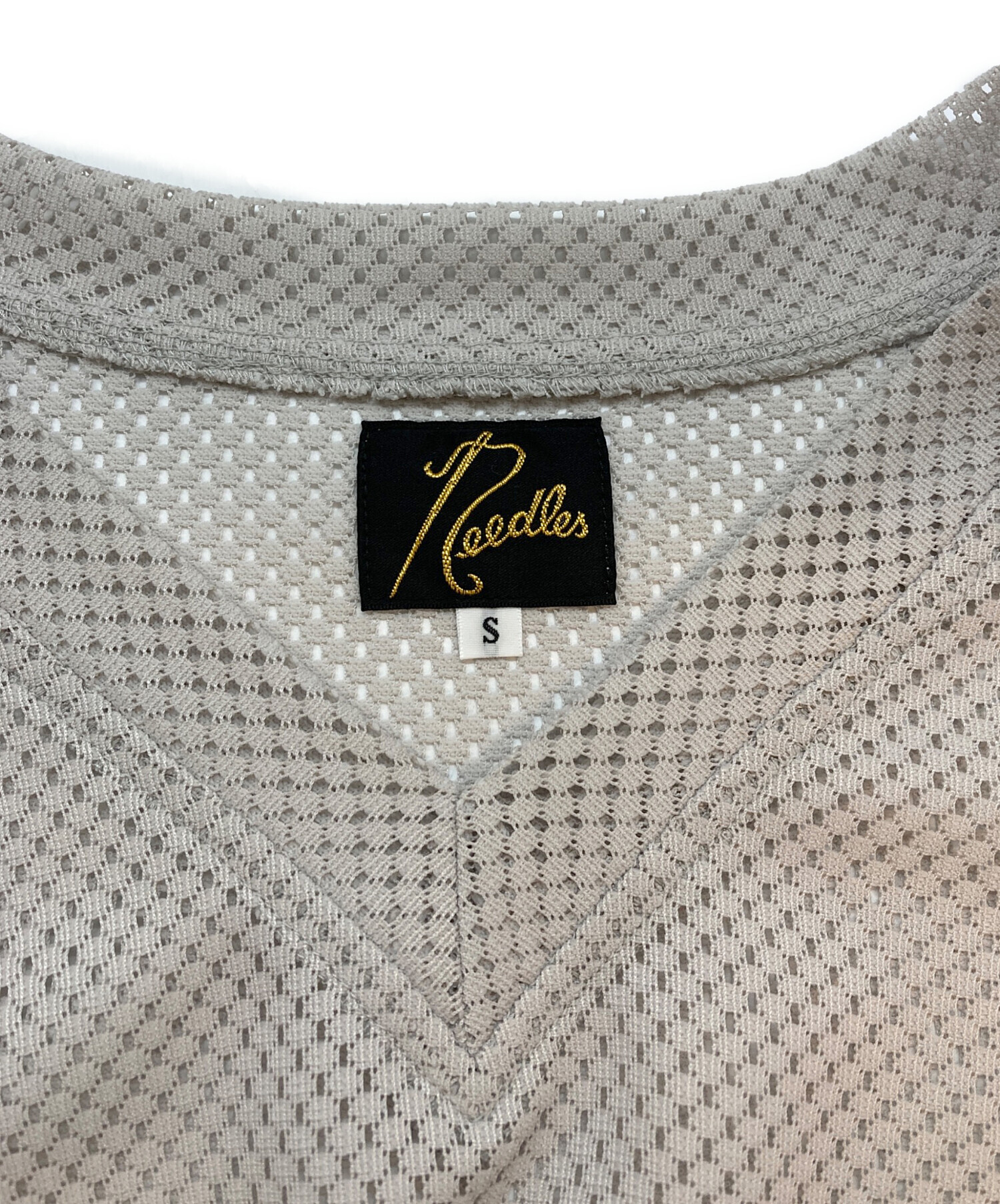 needles トレーナー　Lサイズ 中古・古着通販】Needles (ニードルズ) L/S V-Neck Tee - Raschel Lace