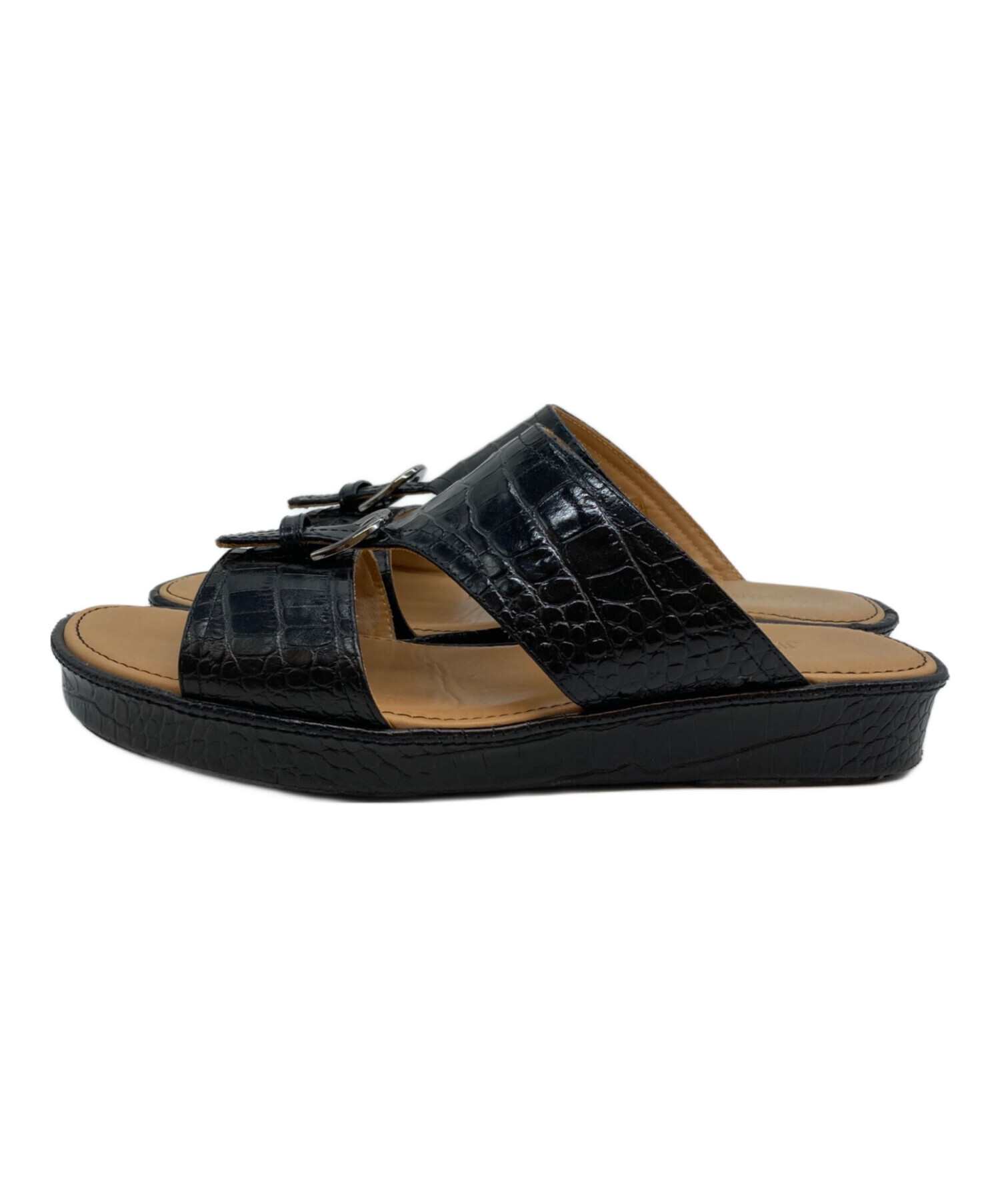 中古・古着通販】JIMMY CHOO (ジミーチュウ) クロコ型押しレザー