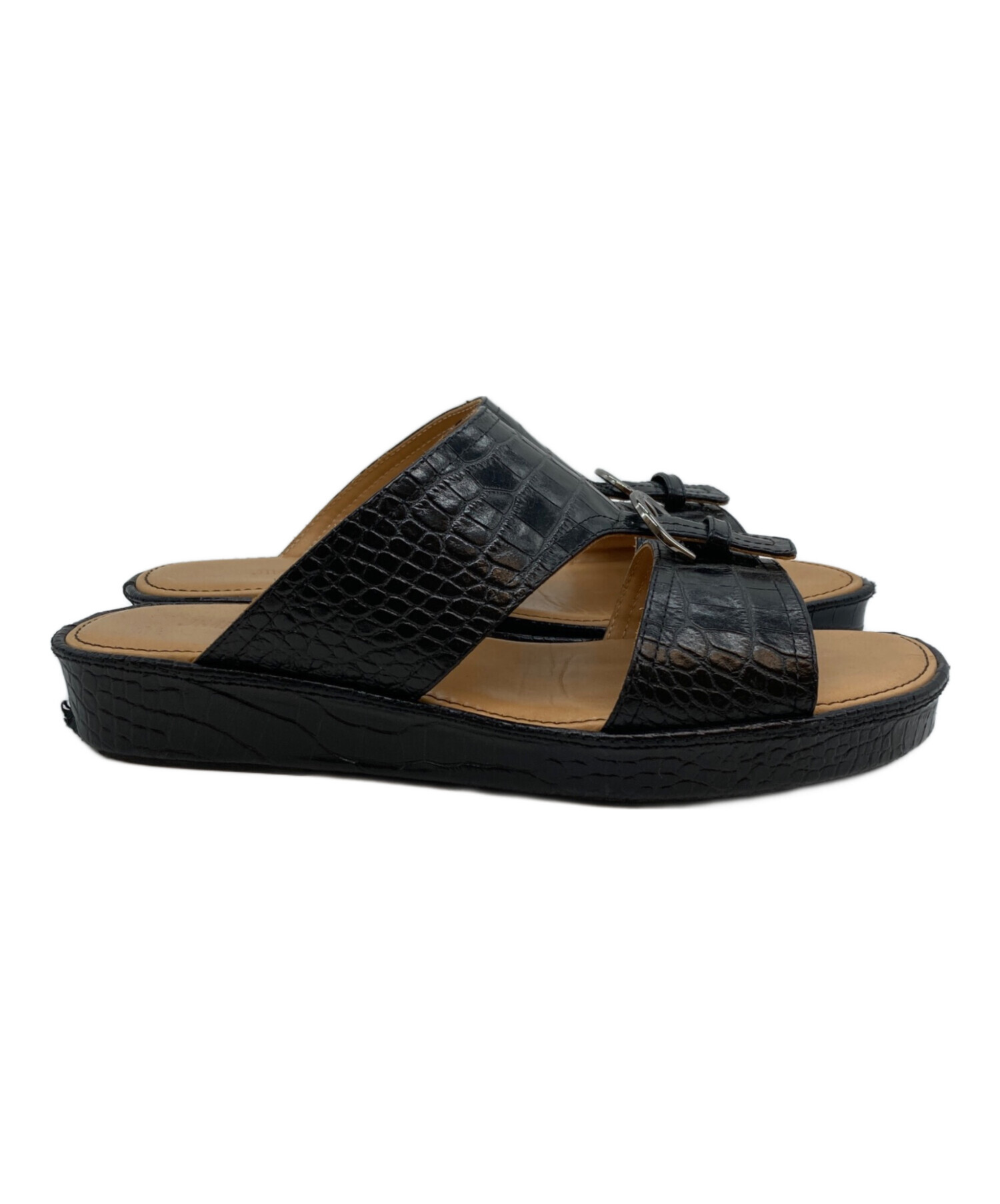 中古・古着通販】JIMMY CHOO (ジミーチュウ) クロコ型押しレザー