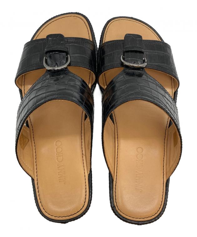 中古・古着通販】JIMMY CHOO (ジミーチュウ) クロコ型押しレザー
