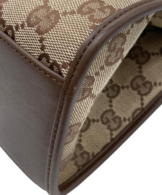 中古・古着通販】GUCCI (グッチ) GGキャンバス ジャッキーハンドバッグ