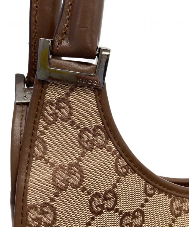 中古・古着通販】GUCCI (グッチ) GGキャンバス ジャッキーハンドバッグ