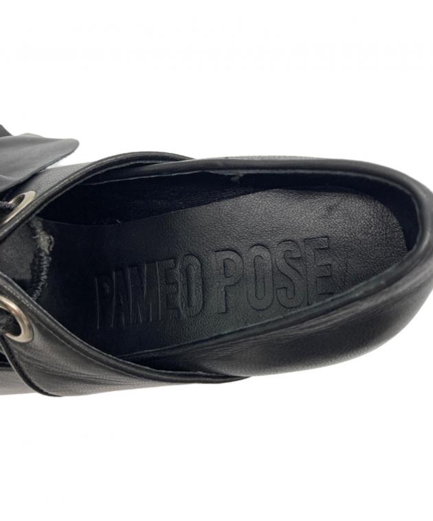 中古・古着通販】PAMEO POSE (パメオポーズ) APPLE SHOES ブラック 中古・古着通販】PAMEO POSE (パメオポーズ) APPLE SHOES ブラック