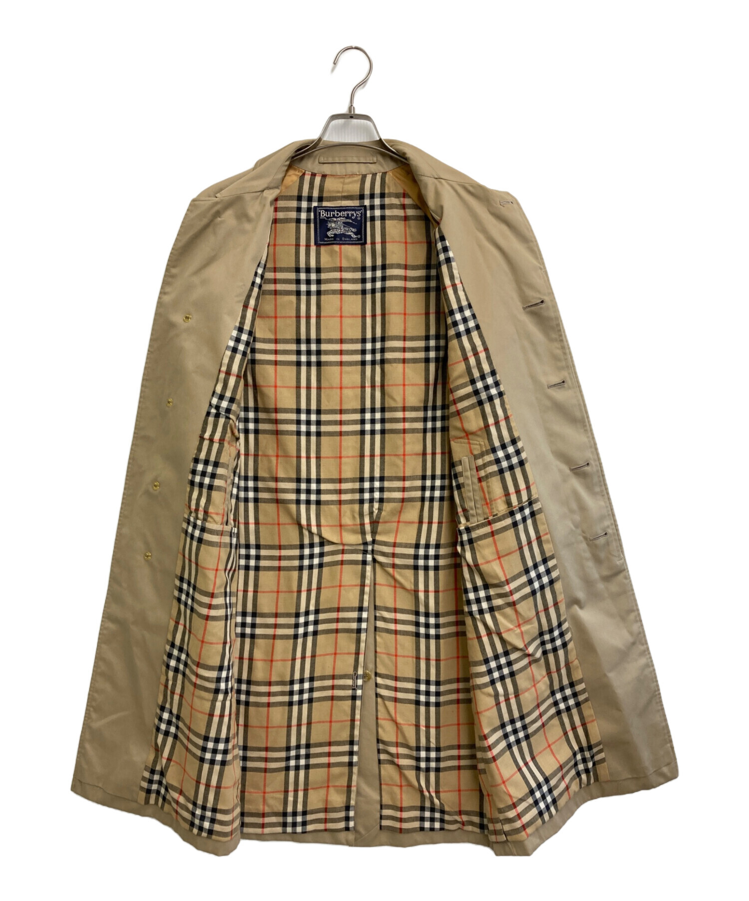 中古・古着通販】BURBERRY (バーバリー) ステンカラーコート ベージュ