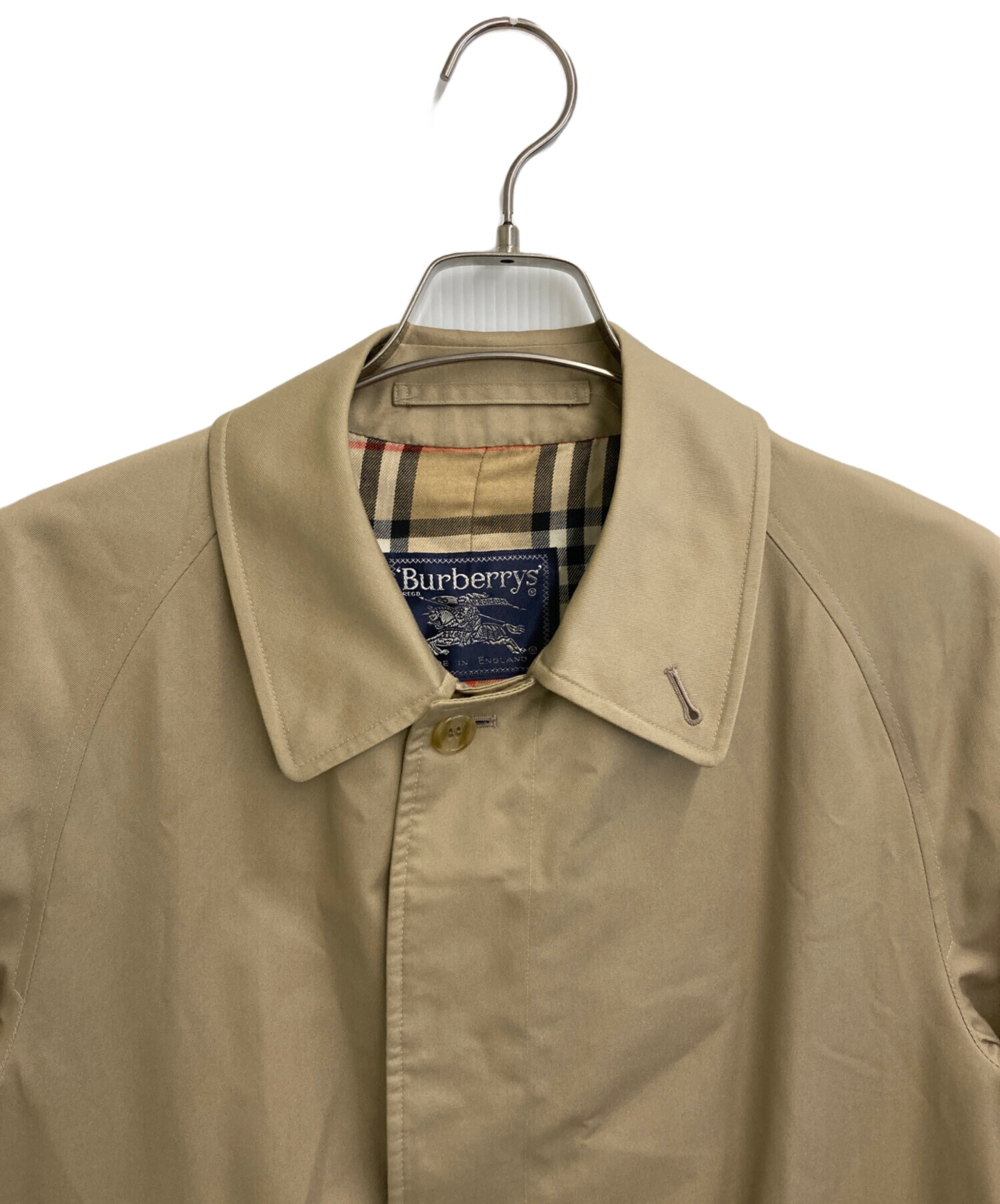 中古・古着通販】BURBERRY (バーバリー) ステンカラーコート ベージュ