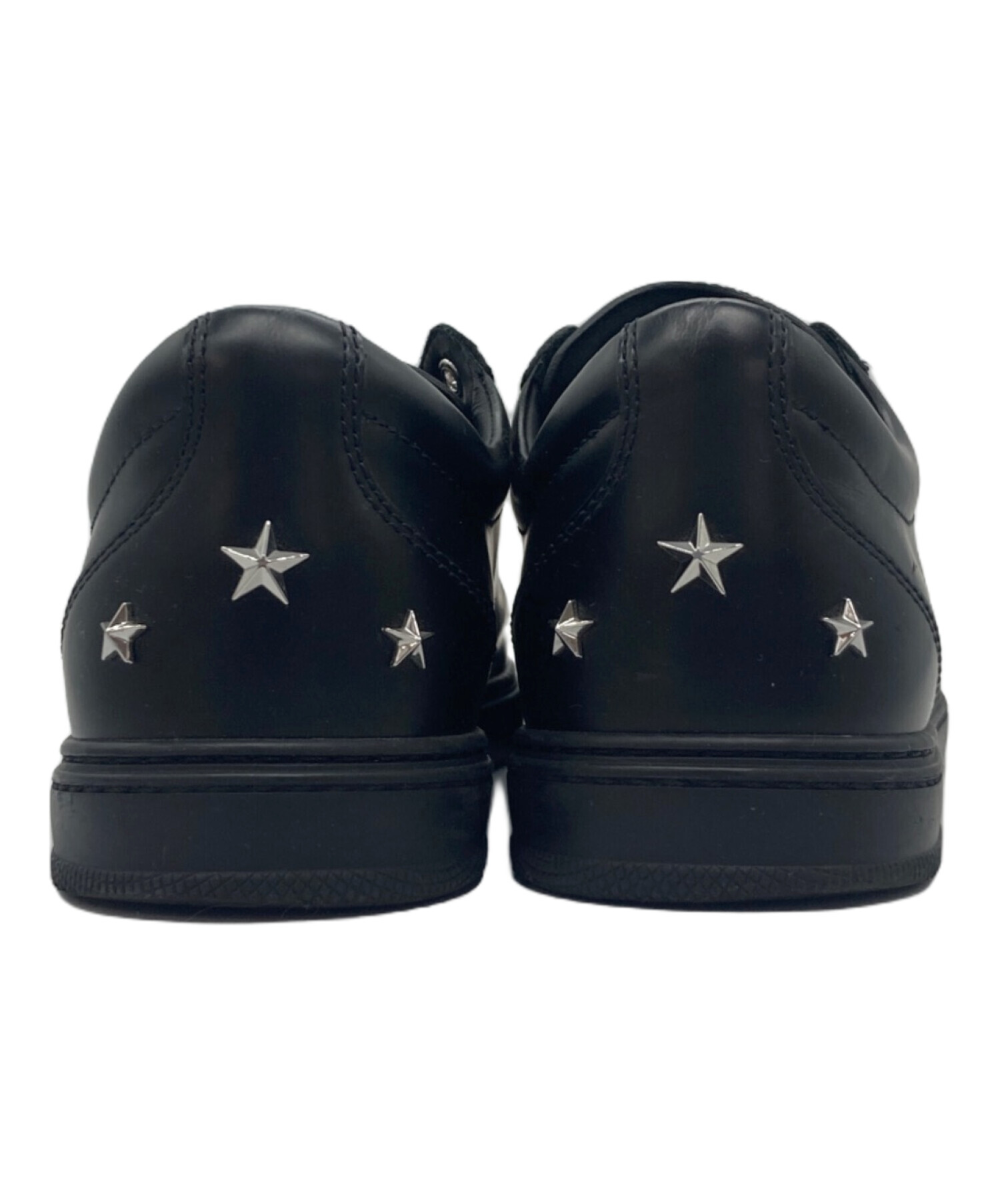 未使用JIMMY CHOO ブラック スニーカー 中古・古着通販】JIMMY CHOO (ジミーチュウ) コルト ローカット