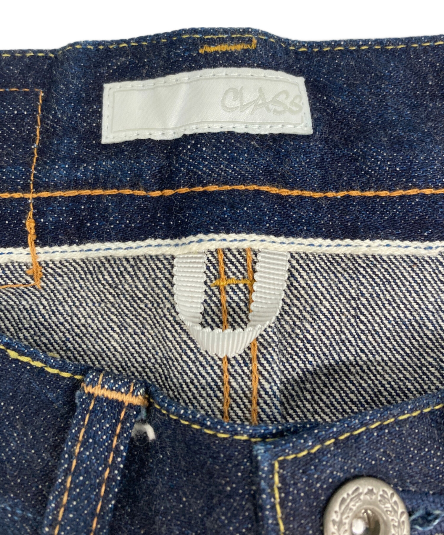 ノ*ン様 定価59800円！　CLASS セルビッジデニム 中古・古着通販】CLASS (クラス) セルビッチデニムパンツ インディゴ