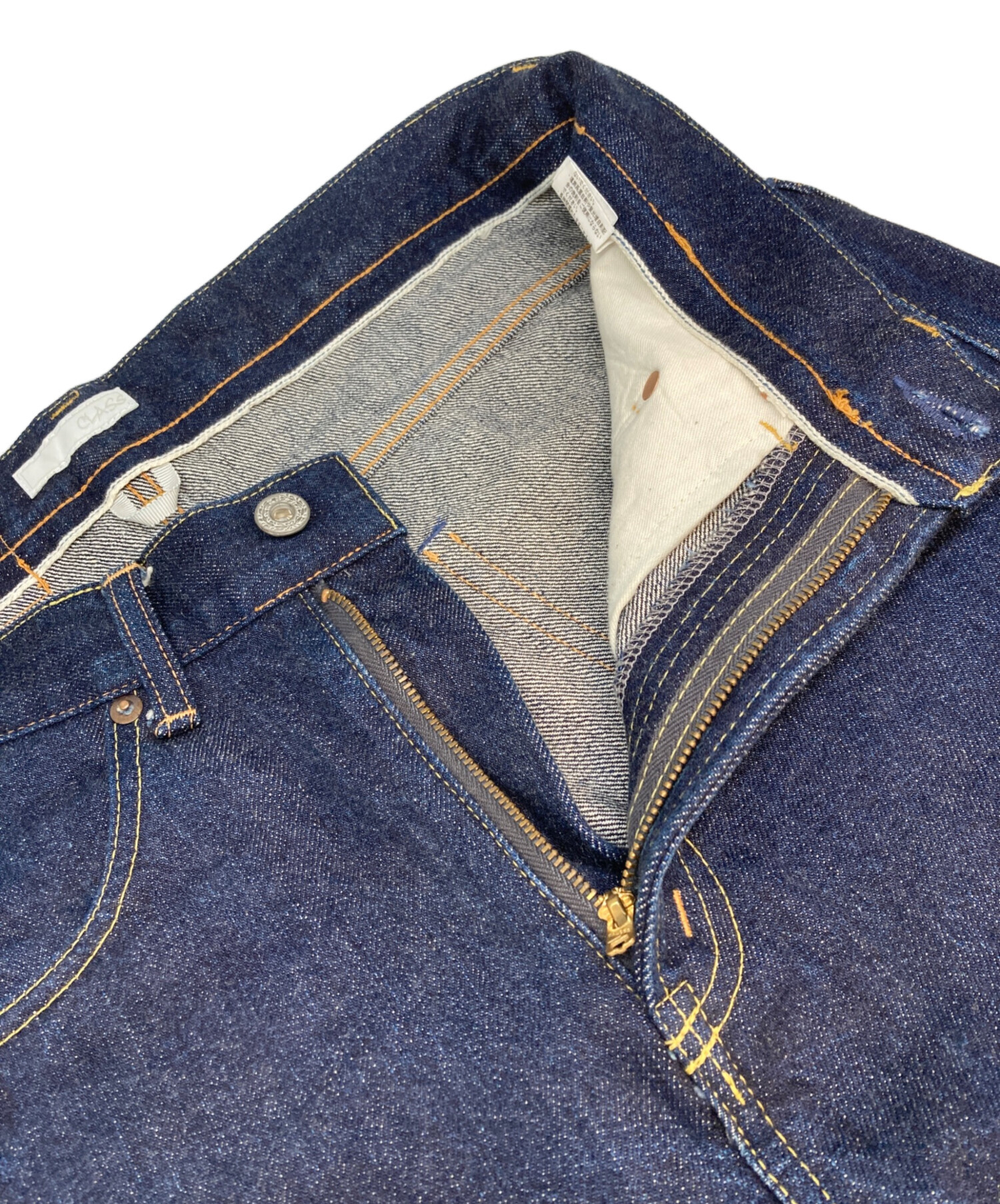 中古・古着通販】CLASS (クラス) セルビッチデニムパンツ インディゴ 