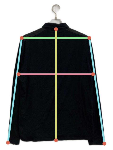 中古・古着通販】PRADA (プラダ) L/Sポロシャツ ブラック サイズ:SIZE