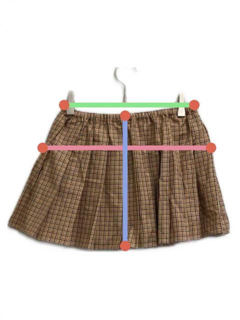 中古・古着通販】MIU MIU (ミュウミュウ) プリーツチェックミニ