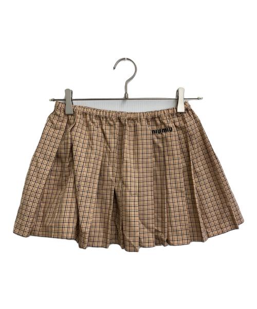 中古・古着通販】MIU MIU (ミュウミュウ) プリーツチェックミニ