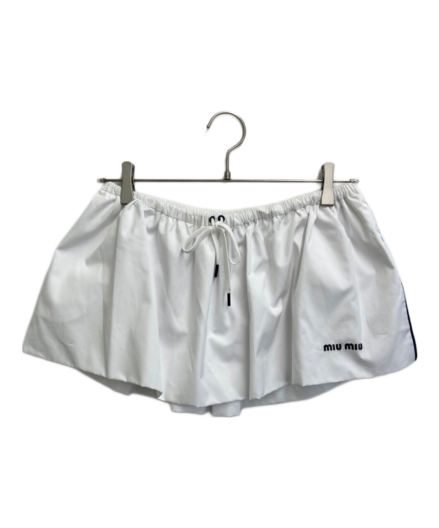 中古・古着通販】MIU MIU (ミュウミュウ) サイドラインミニスカート