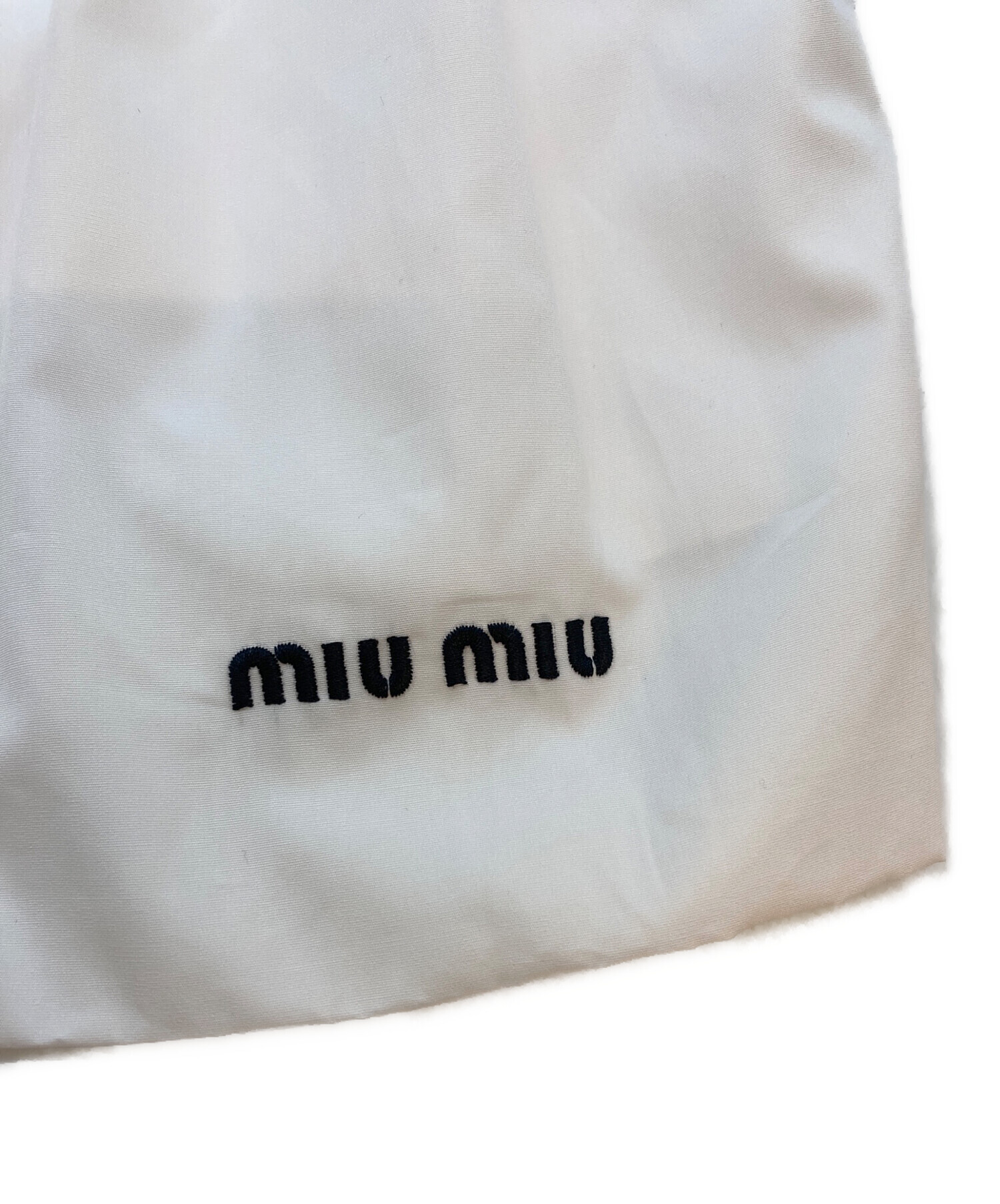 中古・古着通販】MIU MIU (ミュウミュウ) サイドラインミニスカート