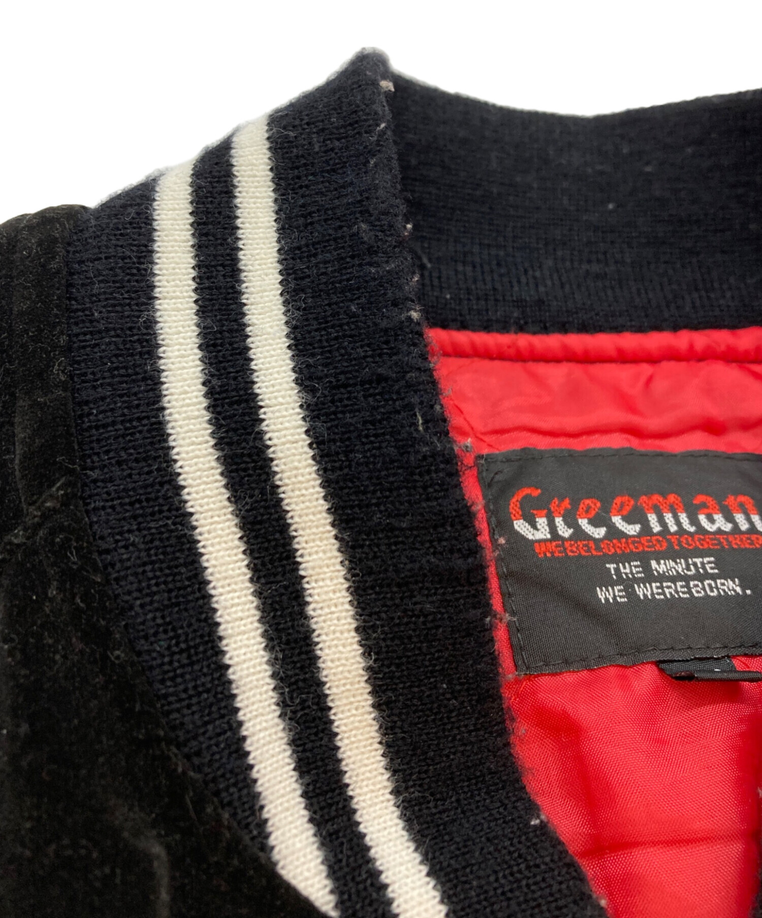 中古・古着通販】Greeman (グリーマン) 別珍スカジャン ブラック