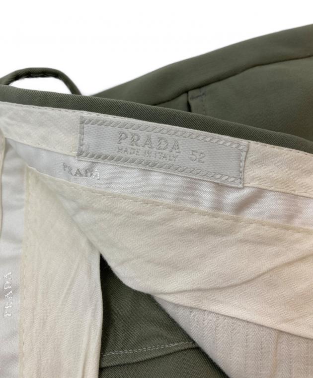 中古・古着通販】PRADA (プラダ) スラックス カーキ サイズ:SIZE 52