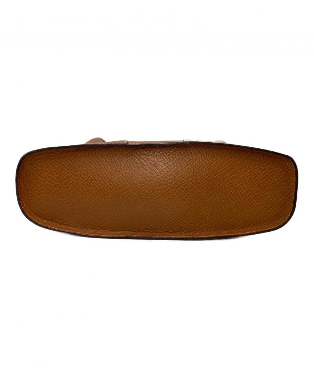 中古・古着通販】LOEWE (ロエベ) レザーハンドバッグ ブラウン