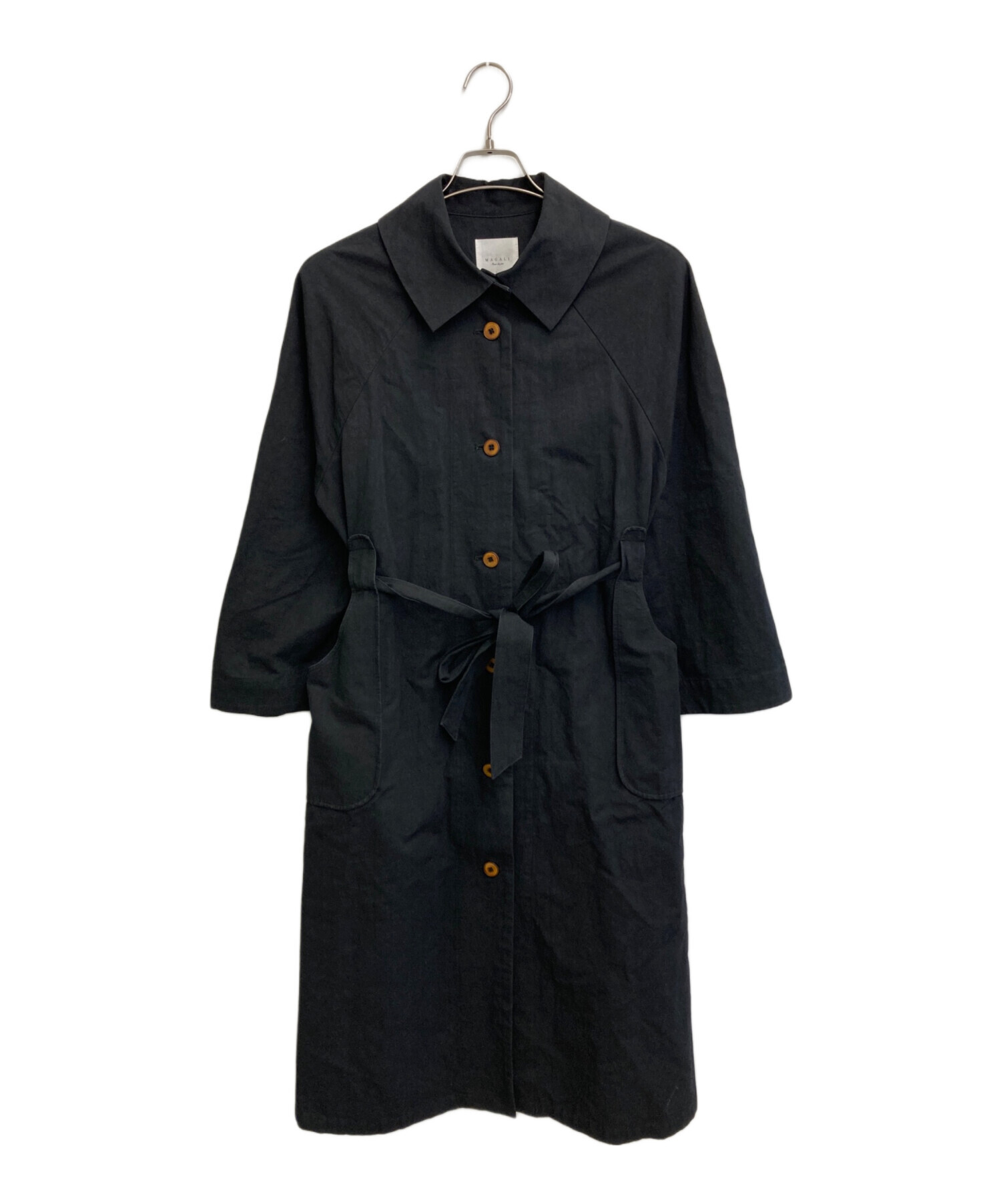 中古・古着通販】magali (マガリ) コットンリネンウェザー トレンチ
