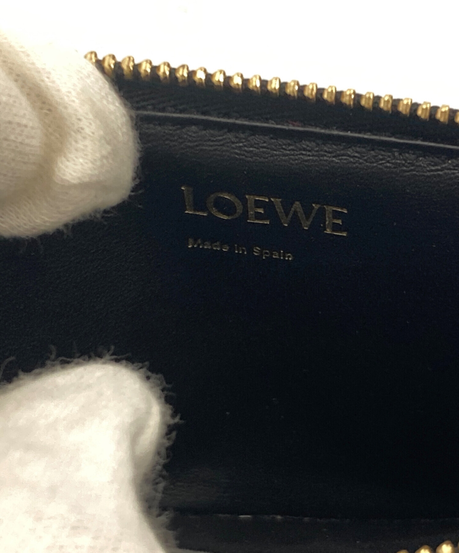 中古・古着通販】LOEWE (ロエベ) Repeat Coin Card Holder Emboss Silk