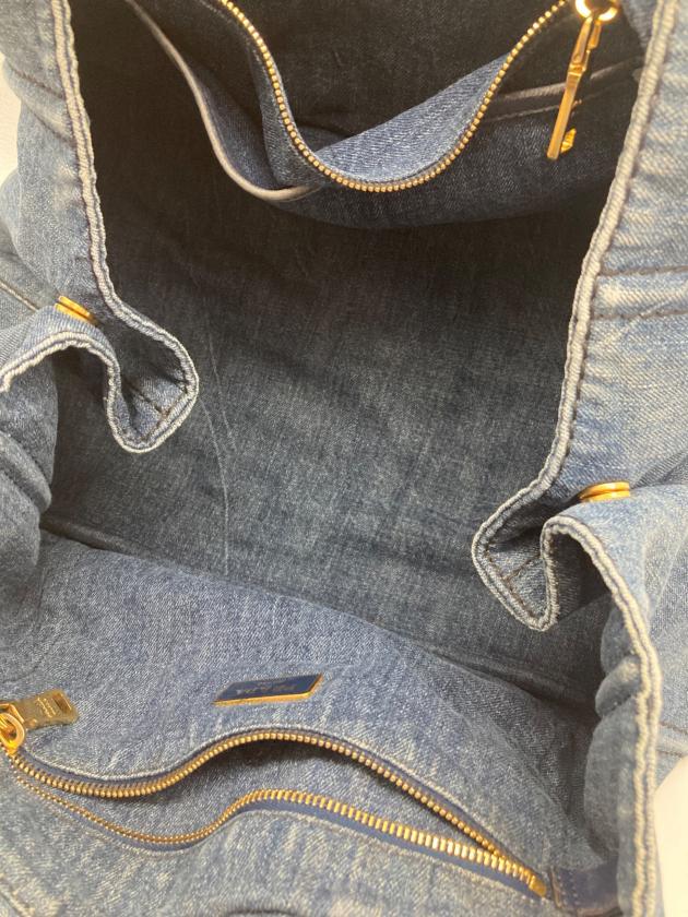 中古・古着通販】PRADA (プラダ) カナパ デニムトートバッグ L