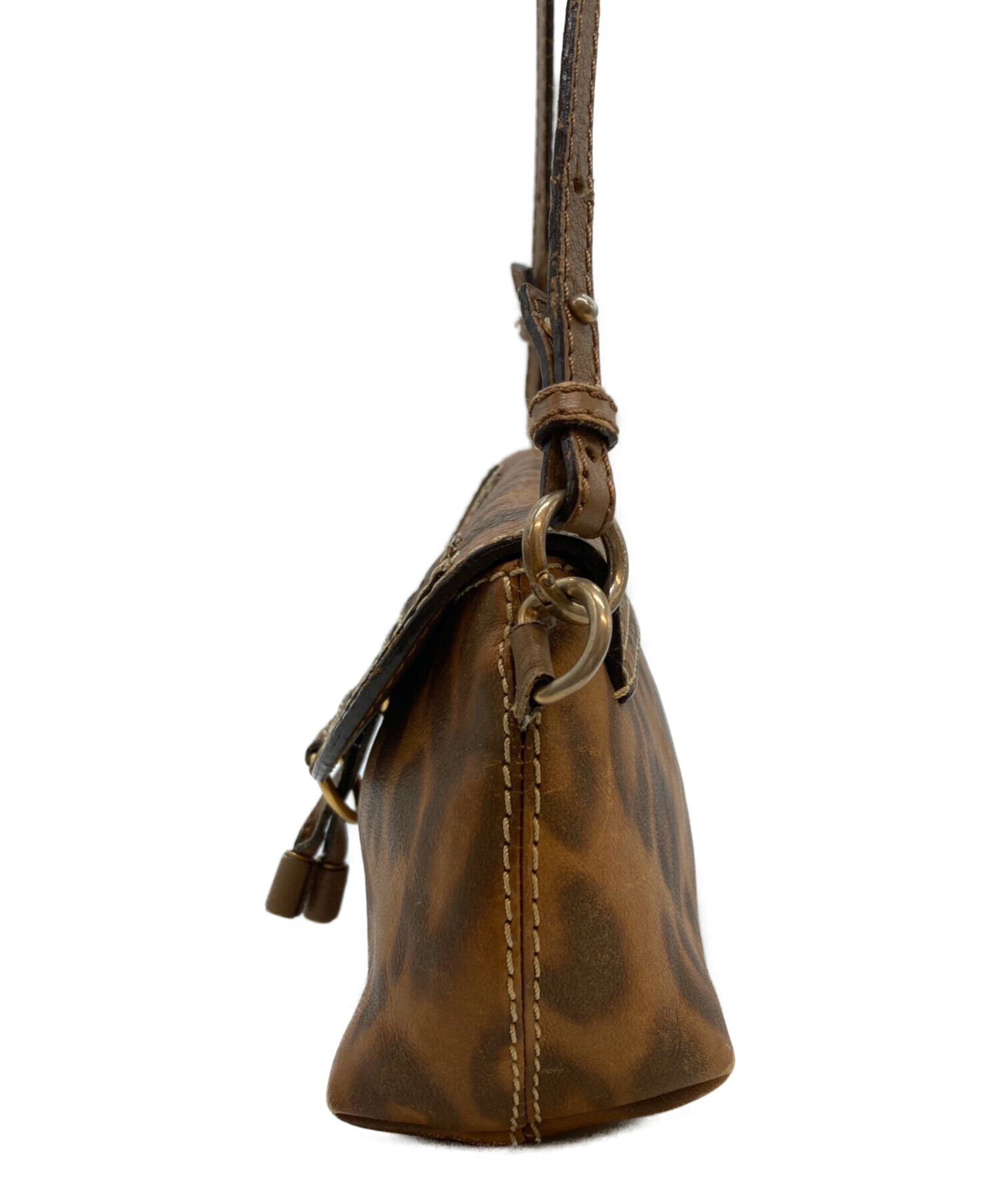 中古・古着通販】Chloe (クロエ) マーシー レオパード柄ショルダー 