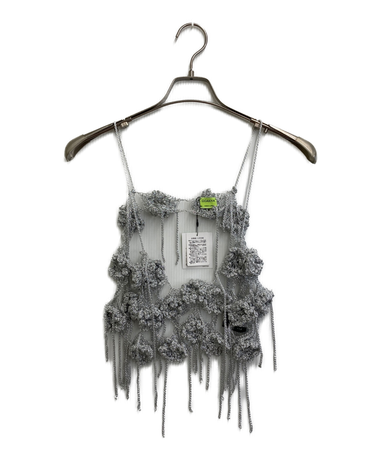 中古・古着通販】ODAKHA (オダカ) silver lame flower bustier B