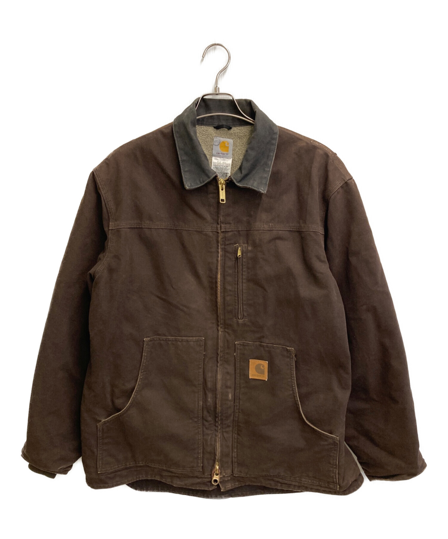 「古着」Carhartt ブラウンジャケット 「Mサイズ」 中古・古着通販】CarHartt (カーハート) ダックジャケット ブラウン
