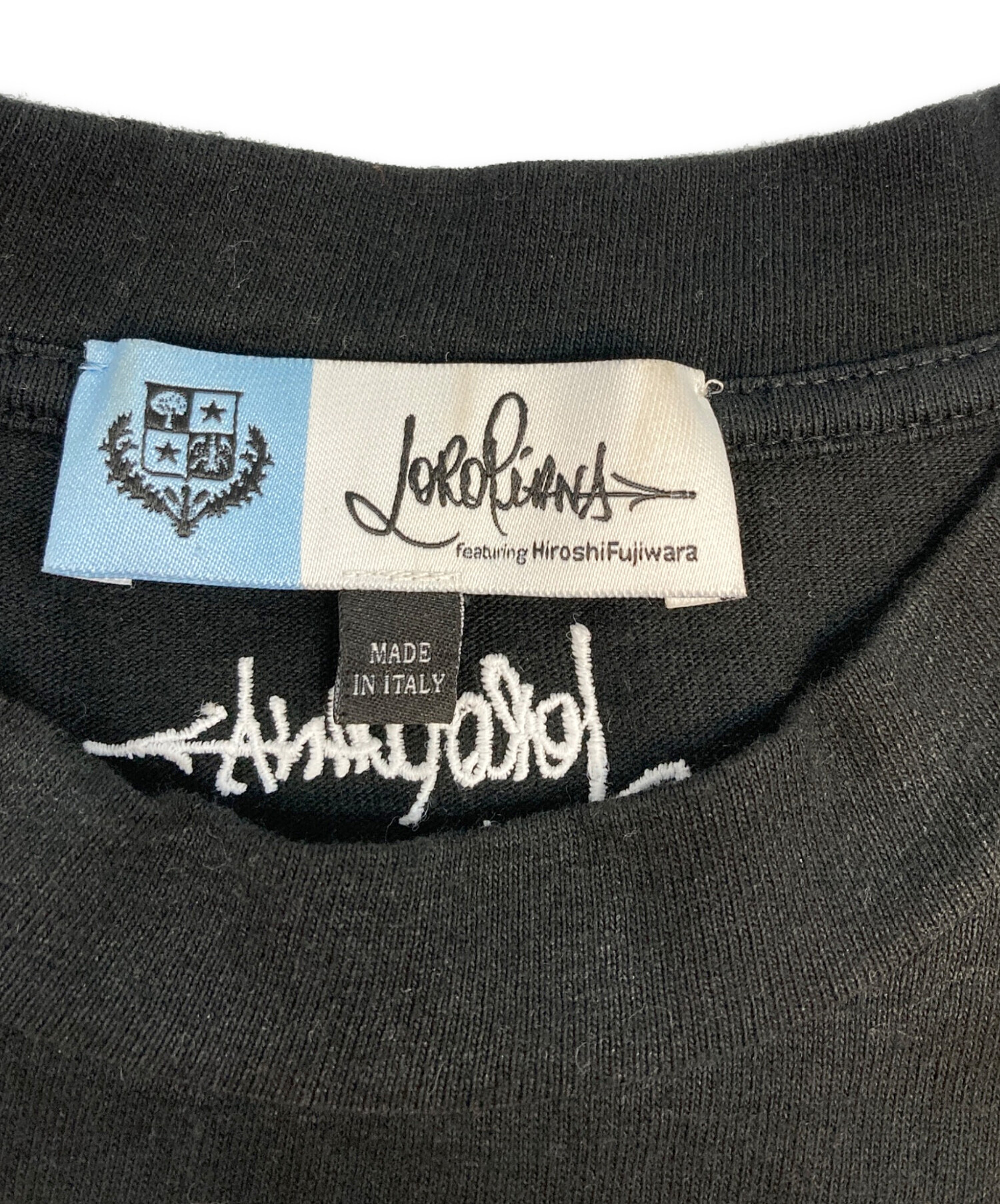 ロロピアーナ 最高級リネン100% ボーダーTシャツ サイズM イタリア製 中古・古着通販】LORO PIANA (ロロピアーナ) HIROSHI FUJIWARA (ヒロシ