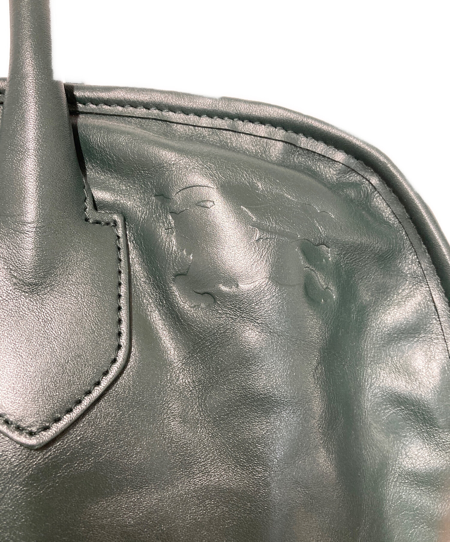 中古・古着通販】BURBERRY (バーバリー) レザーダッフルバッグ