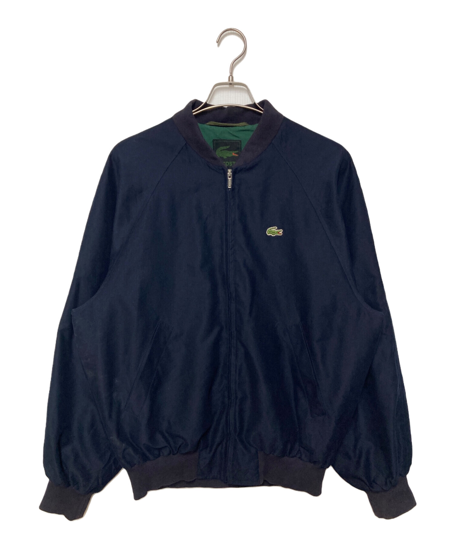 中古・古着通販】LACOSTE (ラコステ) リブブルゾン ネイビー サイズ