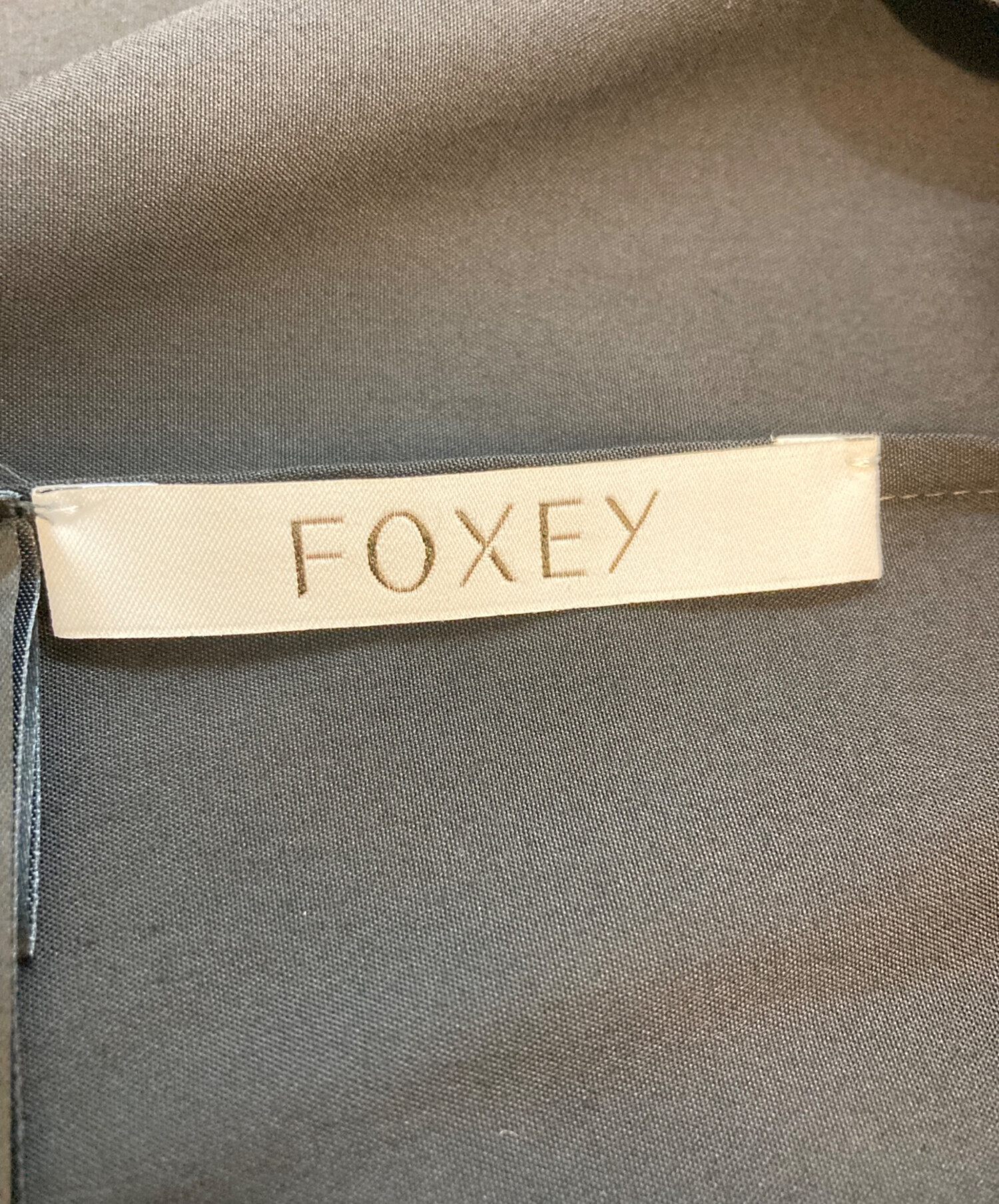 中古・古着通販】FOXEY (フォクシー) Blouse(Lemonade) ブラック