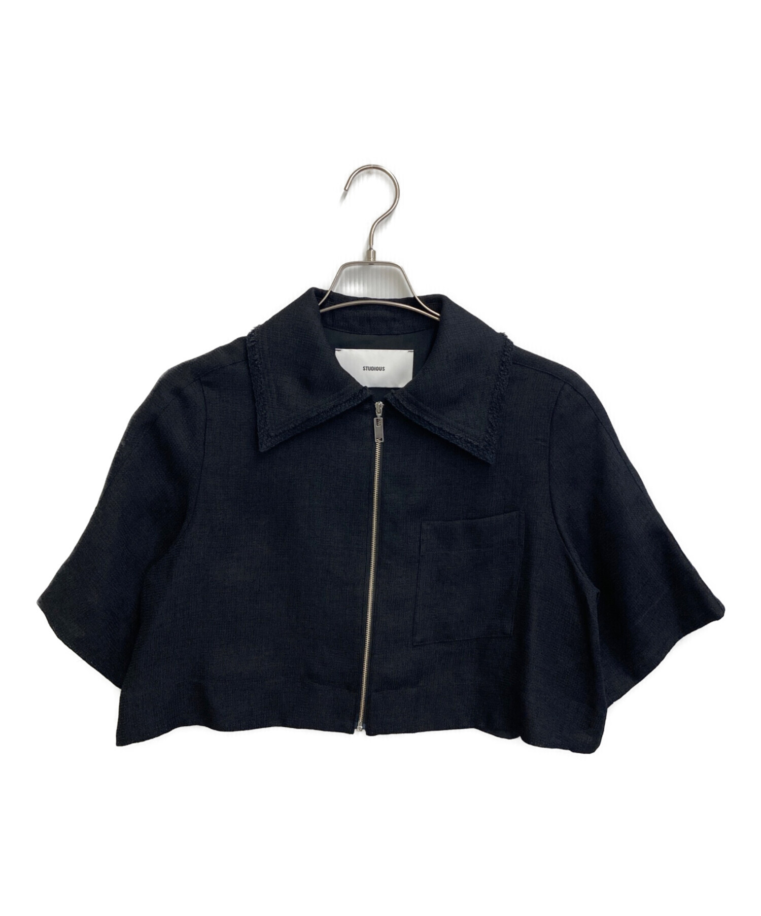 中古・古着通販】STUDIOUS (ステュディオス) Half Sleeve Mesh Shirt 