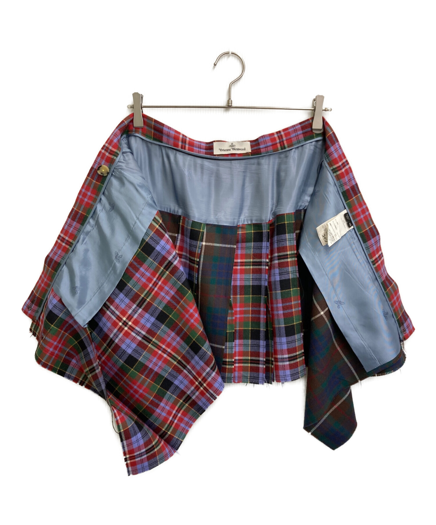 vivienne westwood＊チェック柄キルトスカート 中古・古着通販】Vivienne Westwood (ヴィヴィアンウエストウッド
