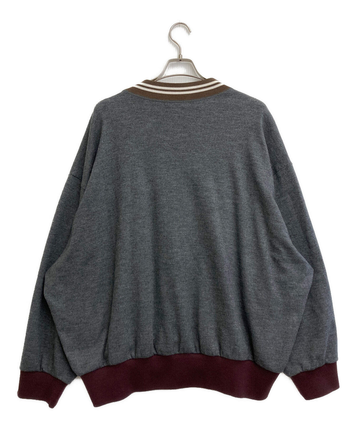中古・古着通販】kolor/BEACON (カラービーコン) L/S WOOL PO グレー
