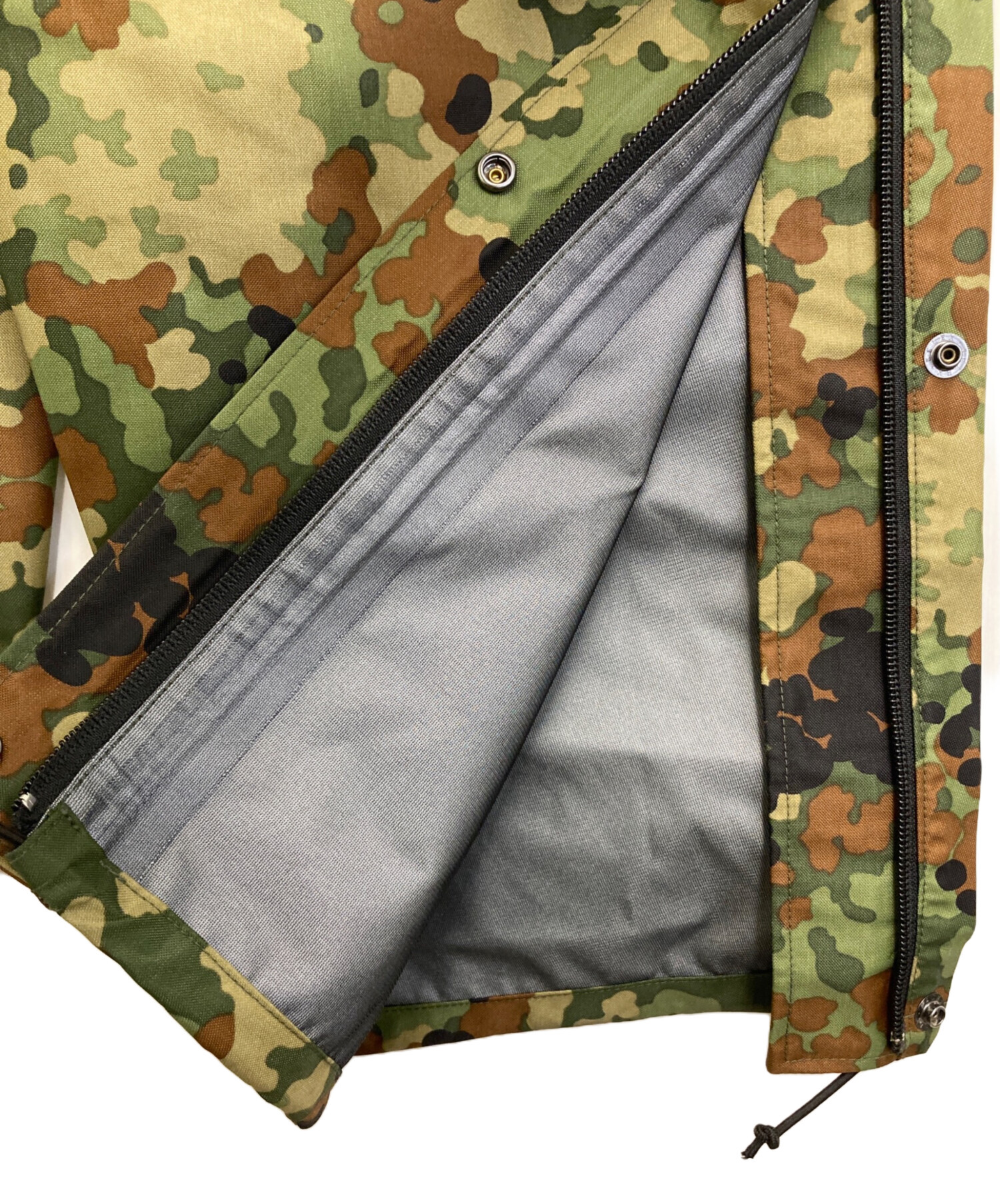 中古・古着通販】- (-) カモフラナイロンセットアップ カーキ サイズ:L