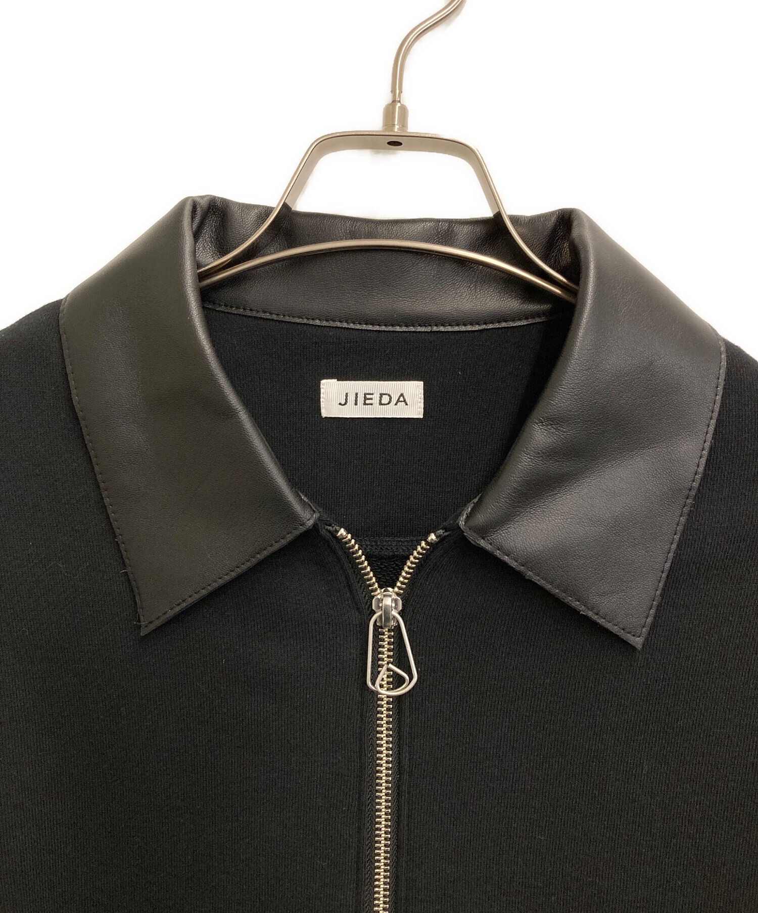 中古・古着通販】jieda (ジエダ) Leather Collar Fade Sweat Zip