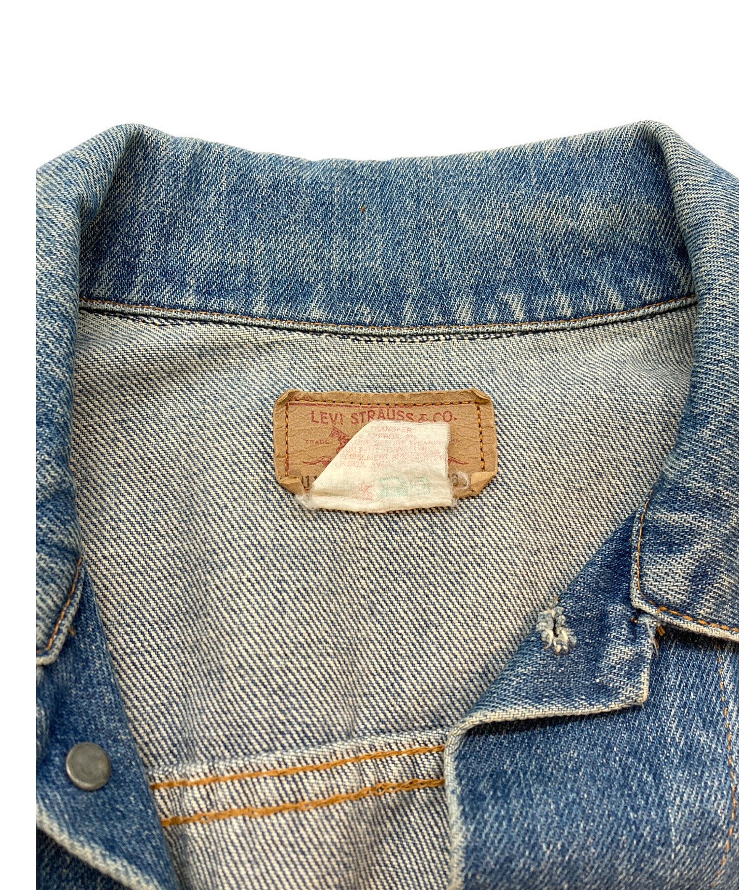 中古・古着通販】LEVI'S (リーバイス) デニムジャケット ブルー サイズ