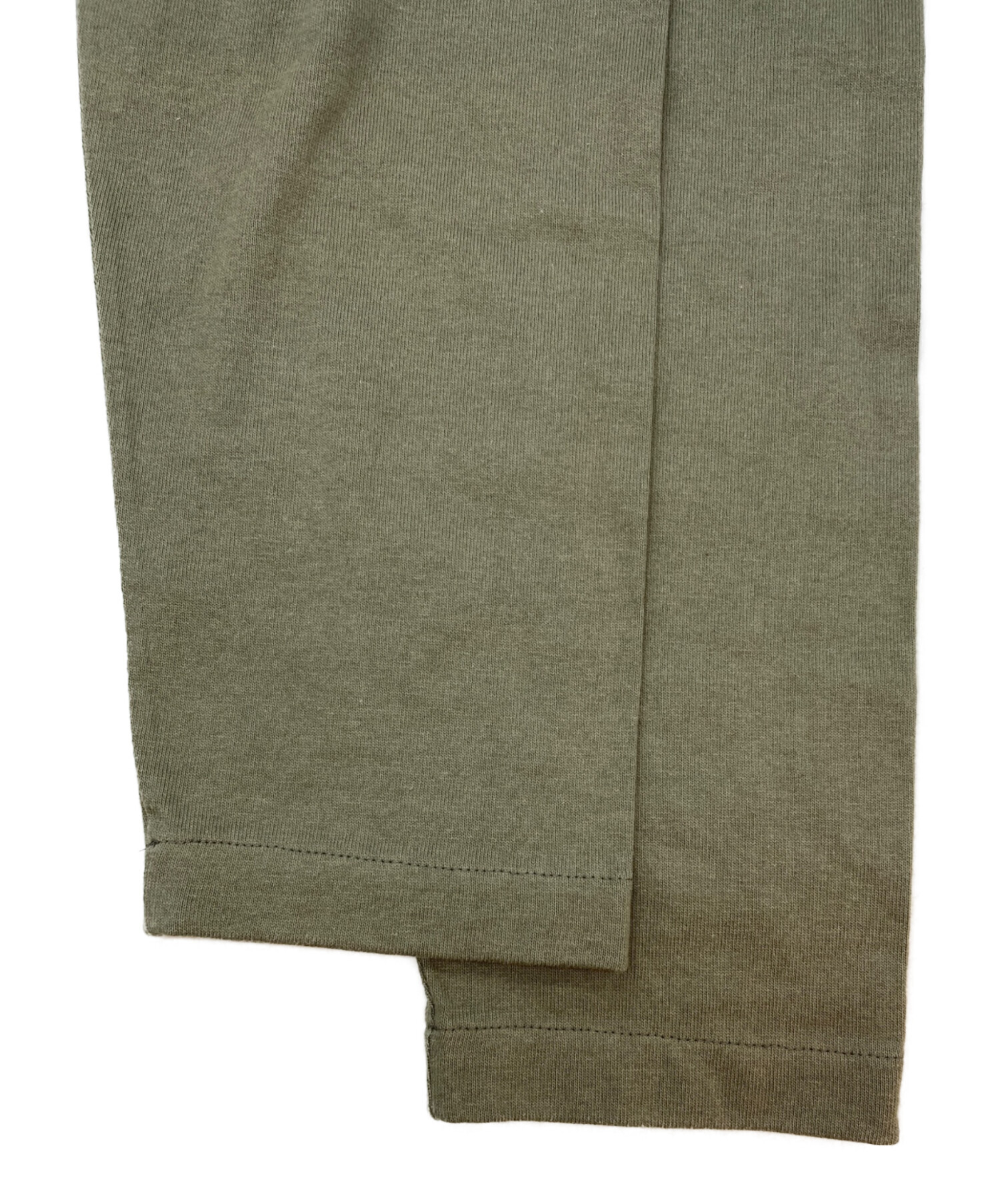 中古・古着通販】JIL SANDER (ジルサンダー) Logo L/S T-Shirt カーキ