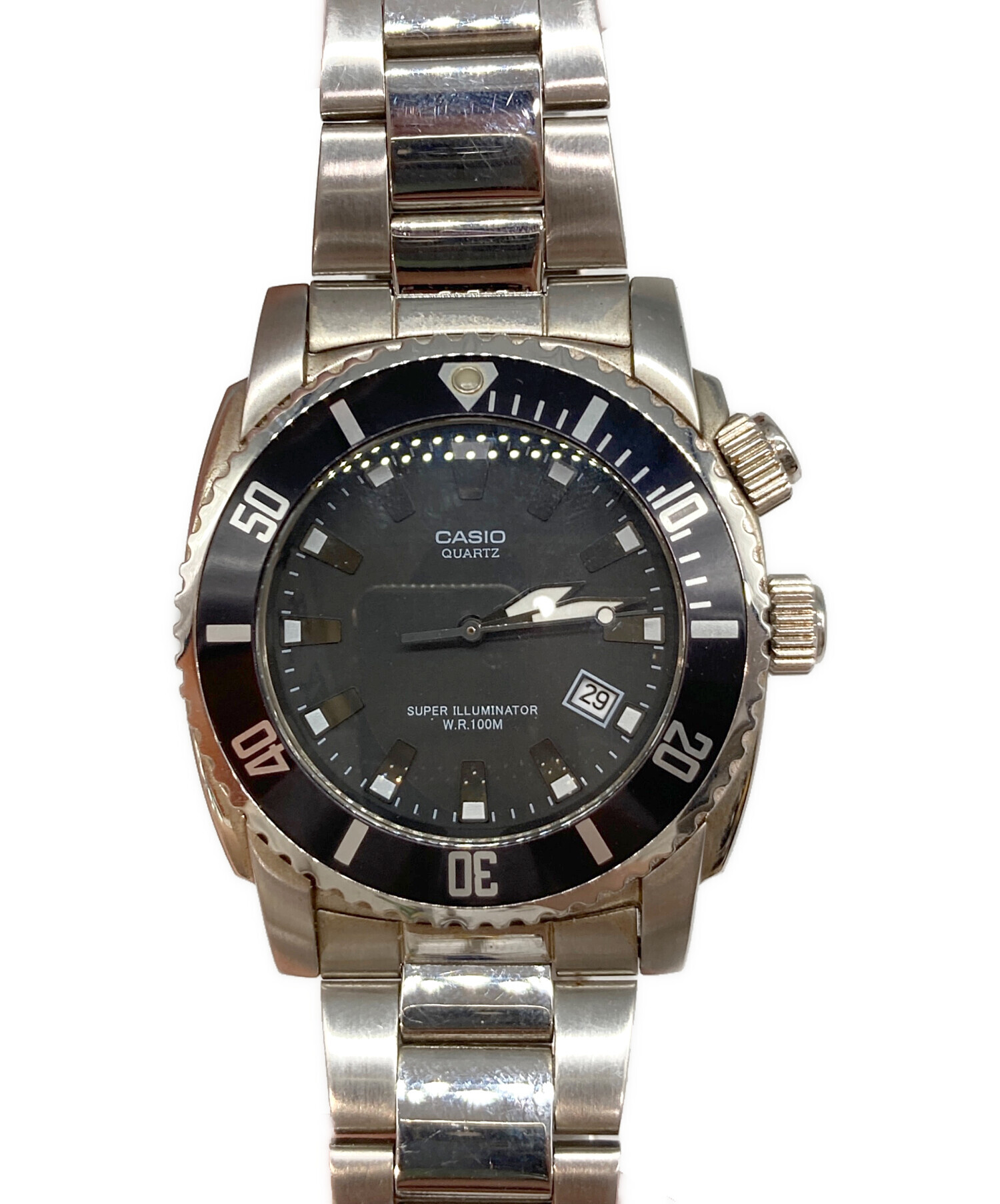 なんでもなおし　ビンテージ 中古・古着通販】CASIO (カシオ) ダイバーズウォッチ シルバー